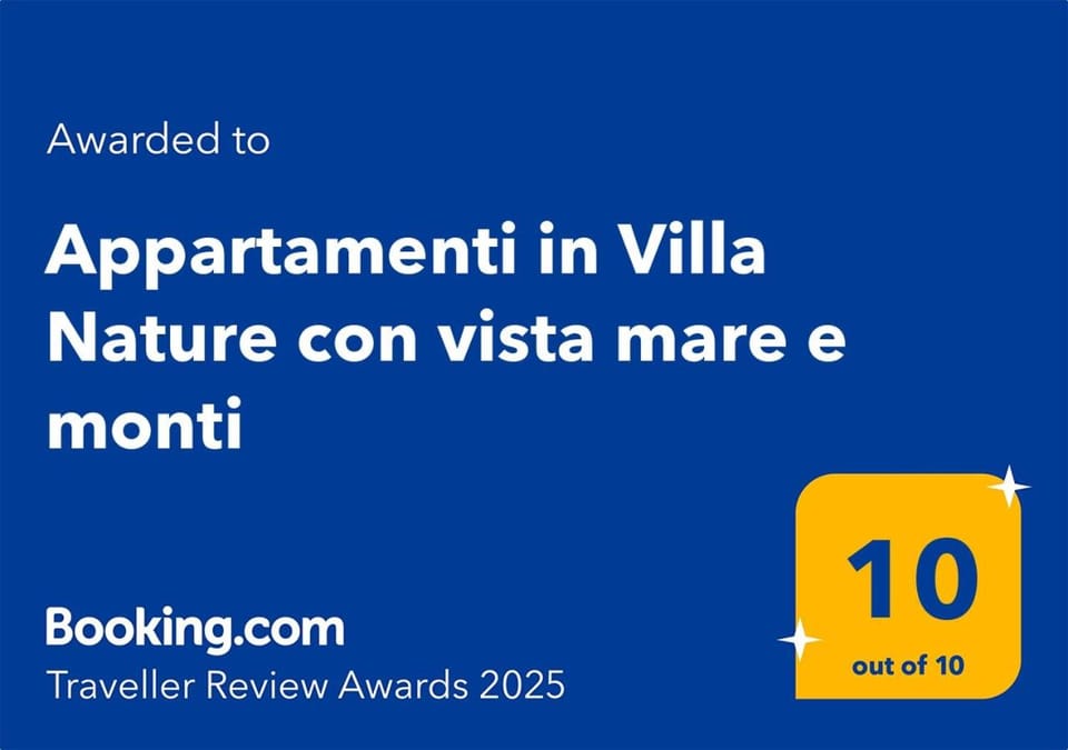 Appartamenti in Villa Nature con vista mare e monti Apartment in Sicily