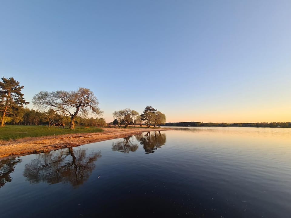 Natural landscape, Beach, Lake view