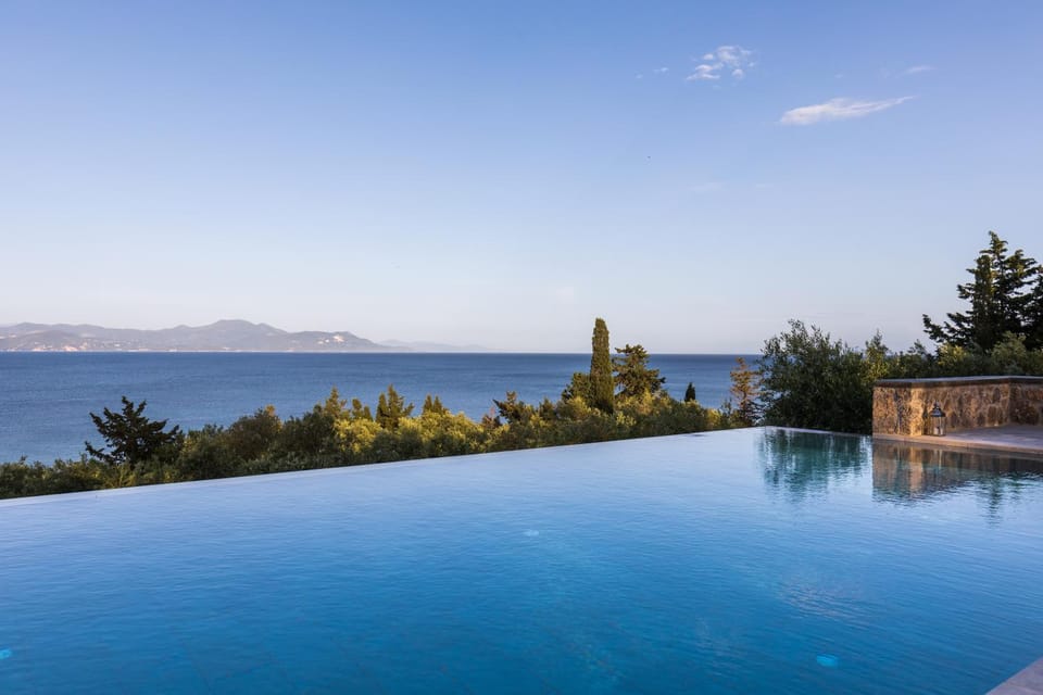 Swimming pool, Sunset