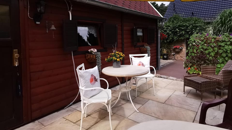 Ferienhaus mit mediterraner Terrasse House in Poland
