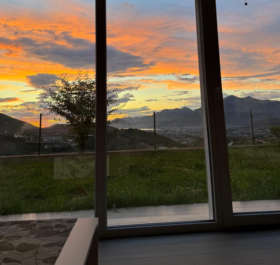Natural landscape, Mountain view, Sunset
