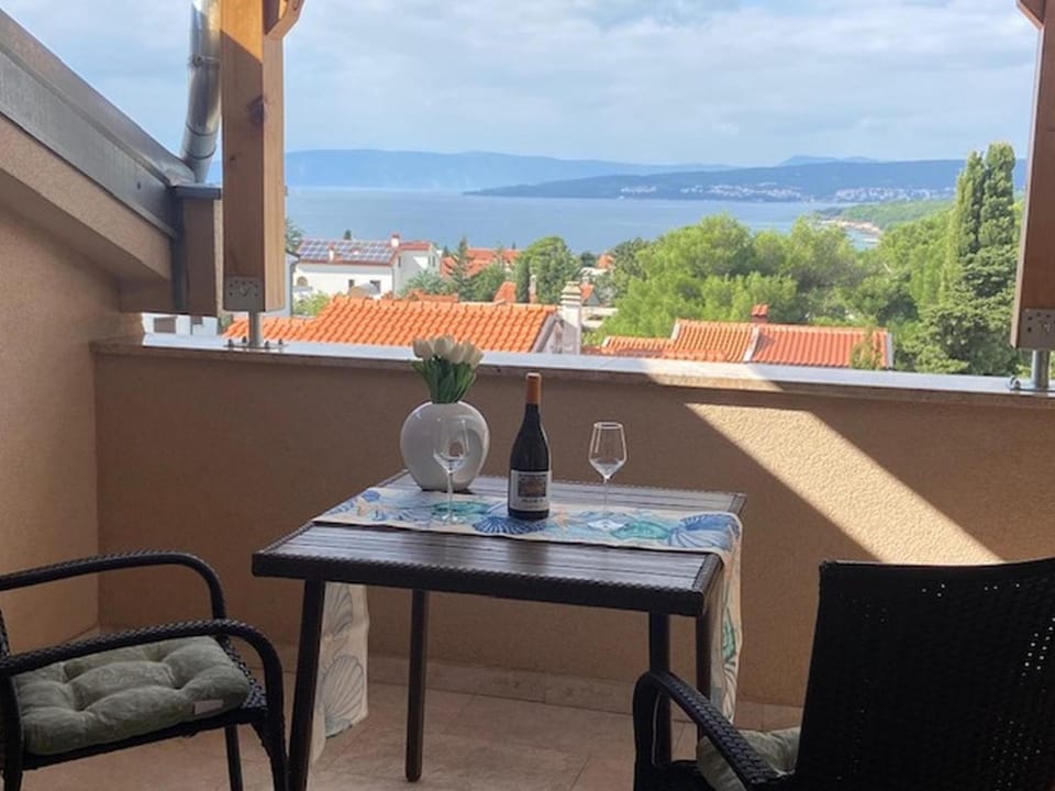 Apartment in Punat with sea view, terrace, air conditioning, W-LAN 4534-2 Apartment in Primorje-Gorski Kotar County