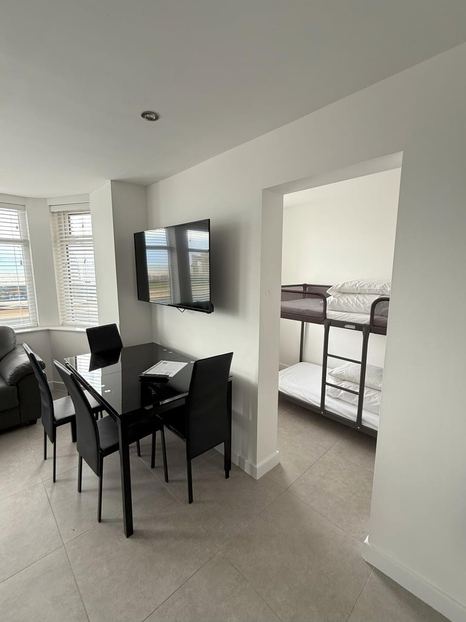 Living room, Dining area, Bedroom