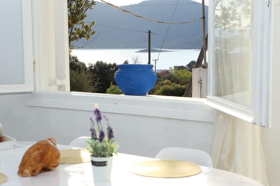 White Villa in Olive trees and Seaview to Panagia House in Euboea