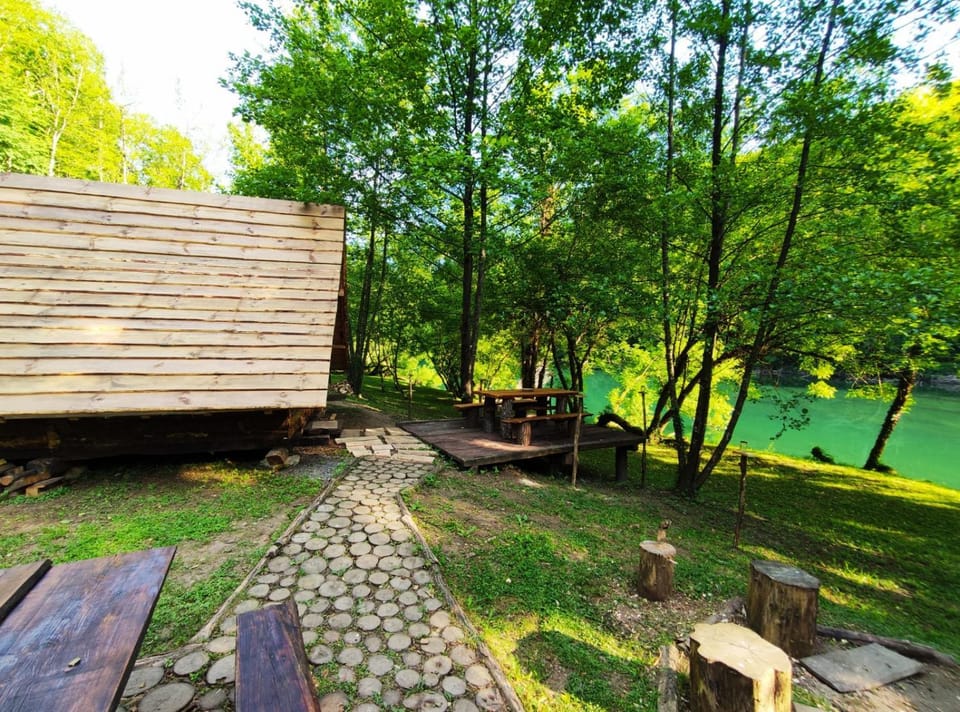 Kolibe - Robinson camp Kupa Campground/ 
RV Resort in Croatia