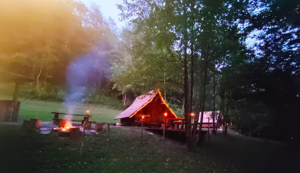 Kolibe - Robinson camp Kupa Campground/ 
RV Resort in Croatia