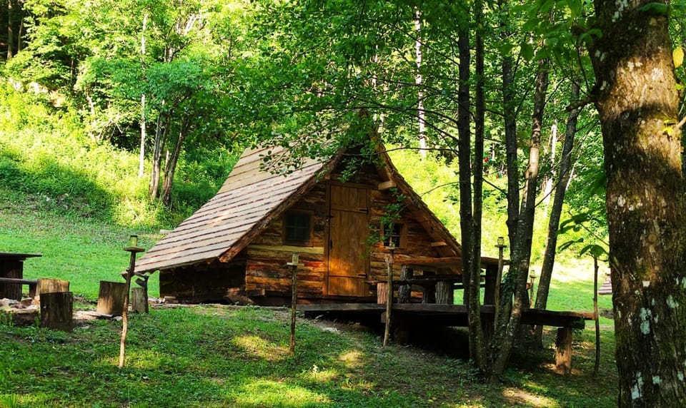 Kolibe - Robinson camp Kupa Campground/ 
RV Resort in Croatia