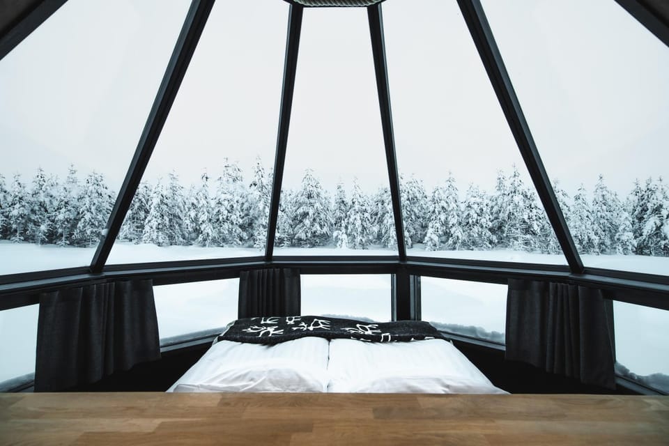 Natural landscape, Winter, View (from property/room), Bedroom