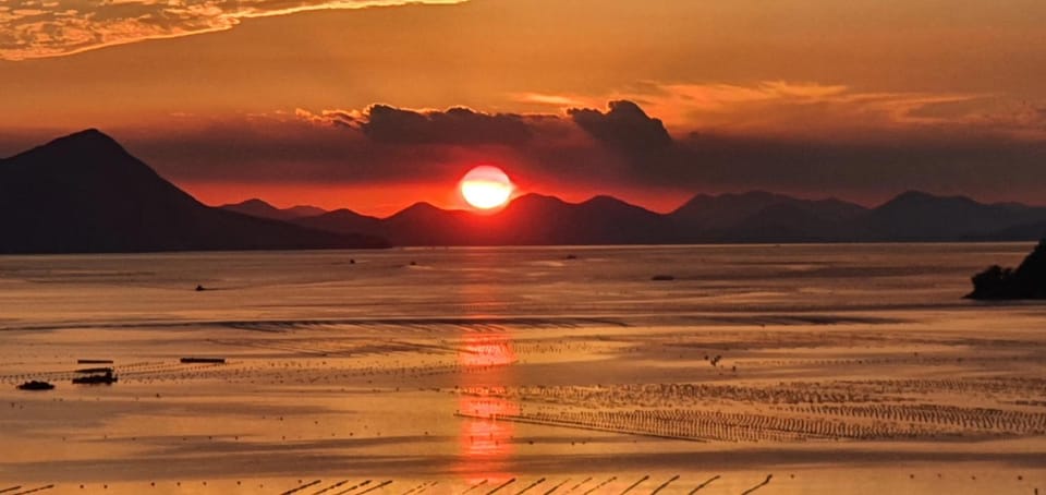 Nearby landmark, Beach, Sunset