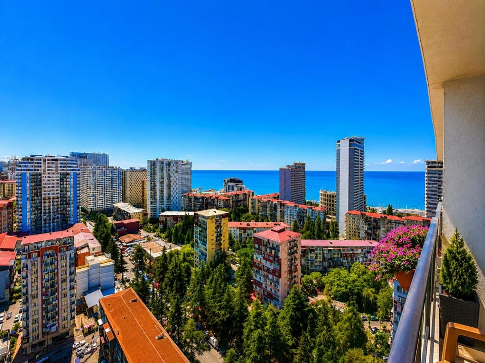 Day, Natural landscape, City view, Sea view
