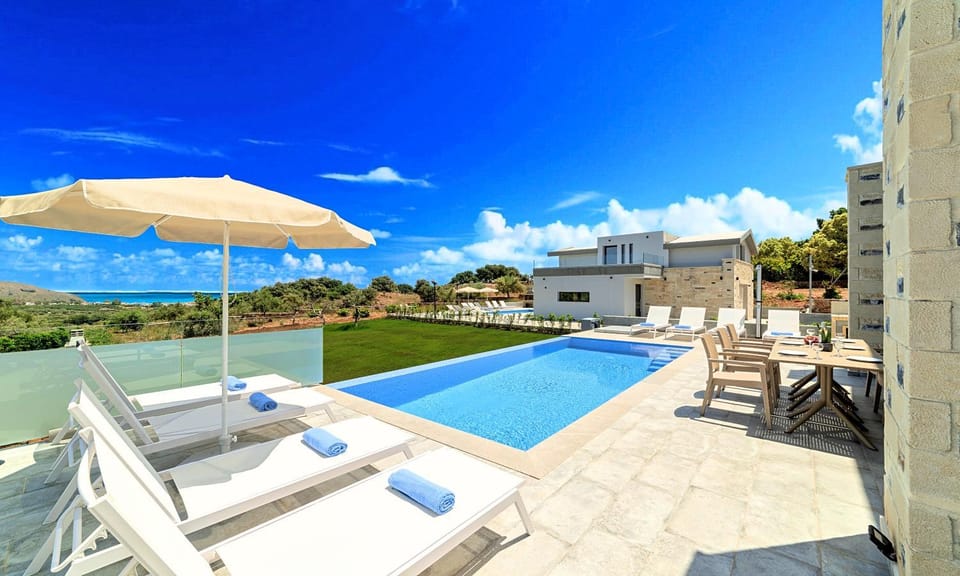Patio, Natural landscape, Pool view, Swimming pool, sunbed