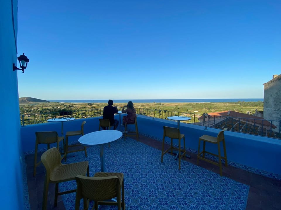 panoramic ROOMS Fora e ' Muros with sea view common terrace , Ammentos Posada Bed and Breakfast in Sardinia