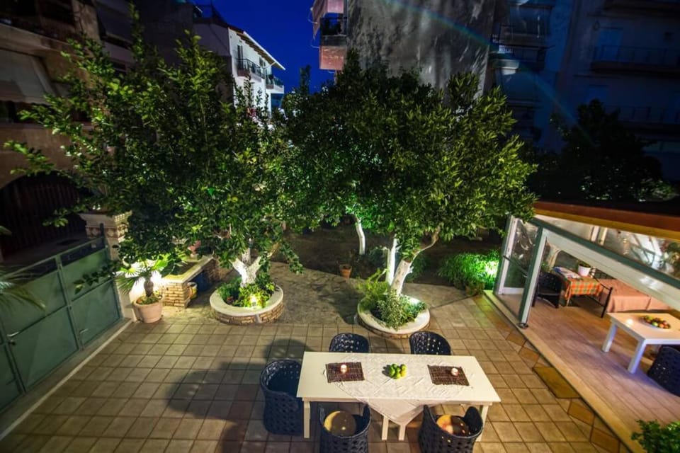 Patio, Night, Garden