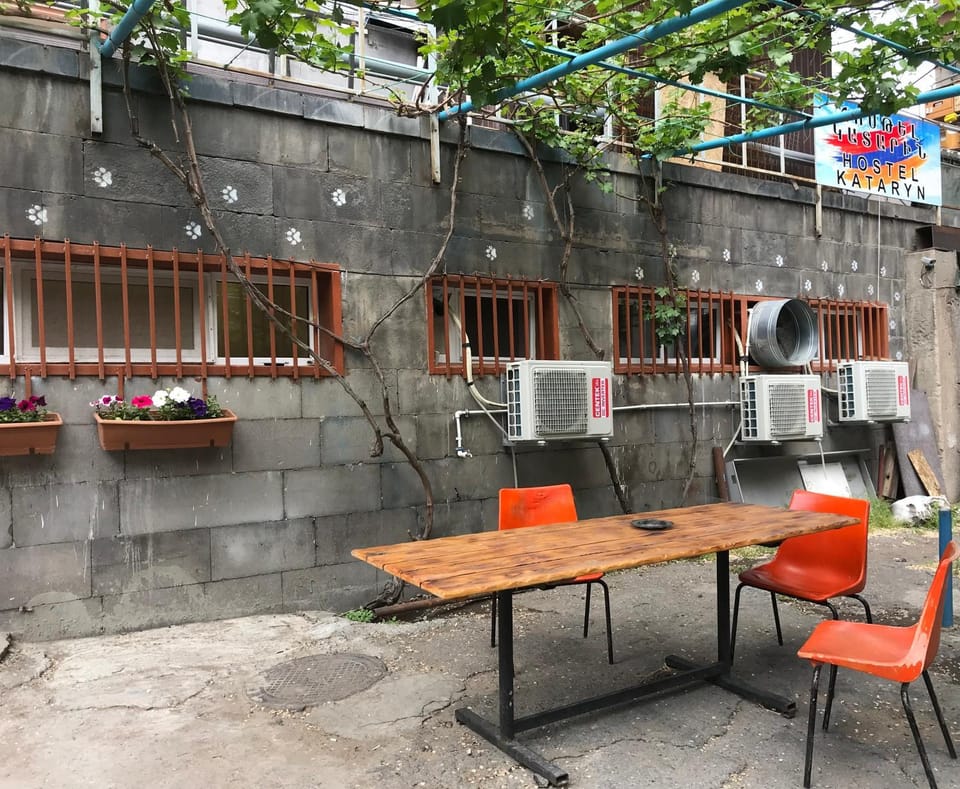 Facade/entrance, Seating area