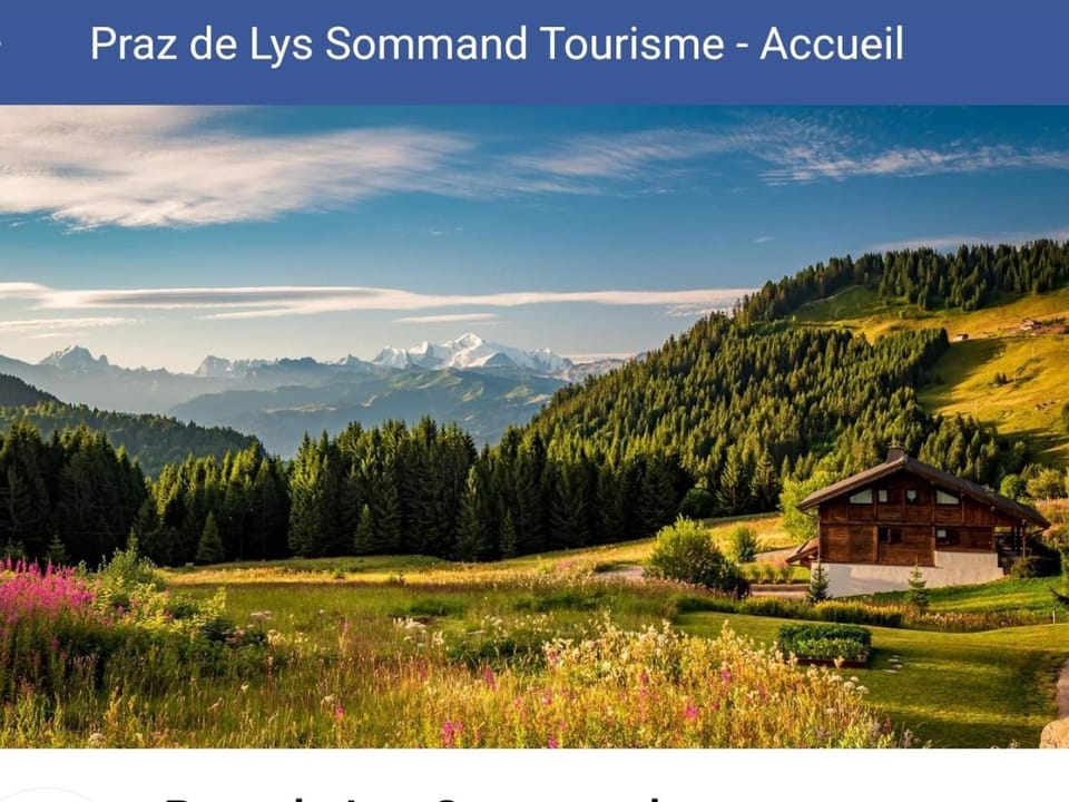 studio cabine Praz de Lys Cabin in Haute-Savoie