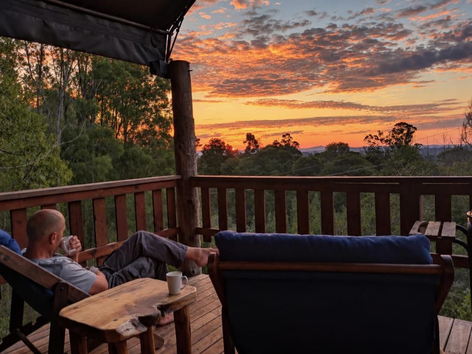 Balcony/Terrace, Seating area, Sunrise