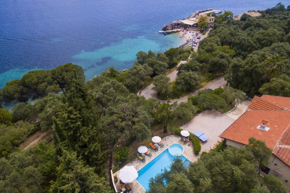Bird's eye view, Pool view