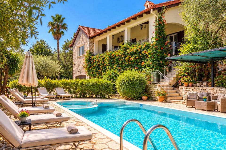Villa Irini Nissaki Corfu Beach Villa Villa in Peloponnese, Western Greece and the Ionian