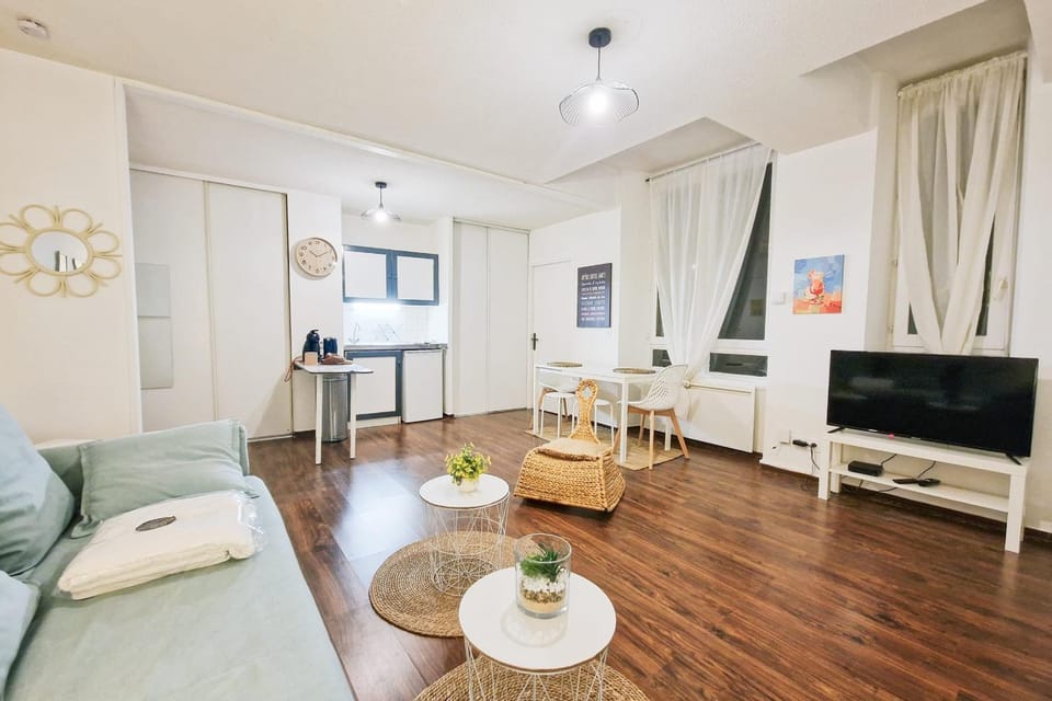 #L8 Le Montorge City center Studio Fully equipped Apartment in Grenoble