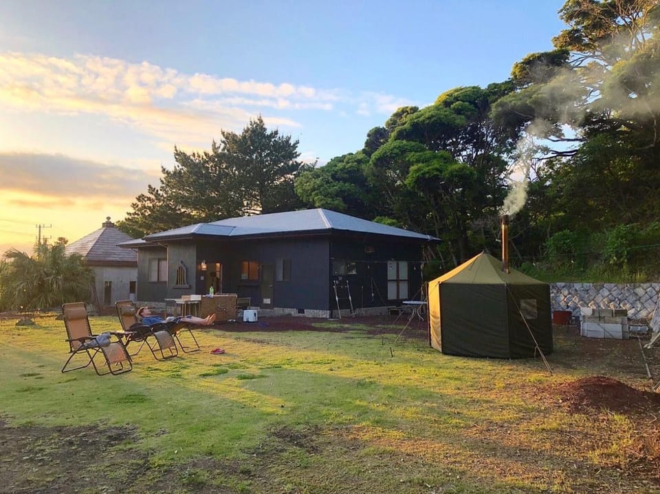 Big Island Base 一組限定の庭付き一棟貸し BBQ 焚き火 テントサウナ 最大6名 House in Japan