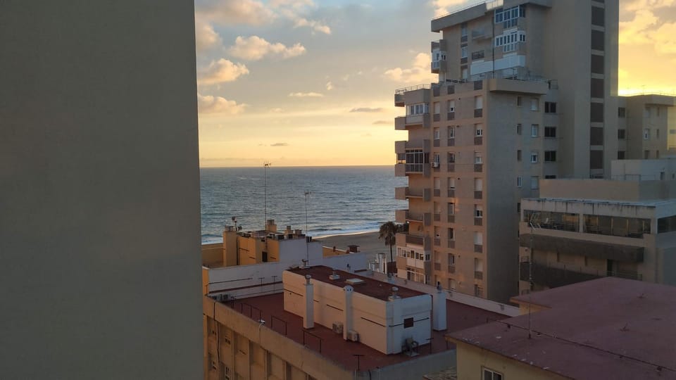 Beach, City view, Sea view, Sunset