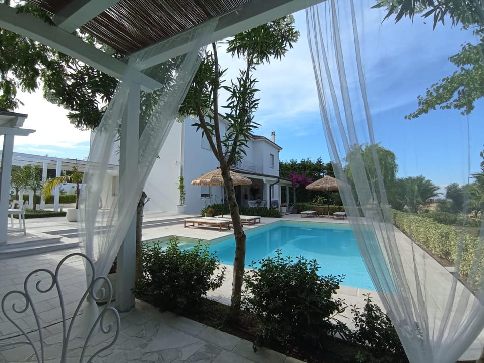 Patio, Garden view, Swimming pool