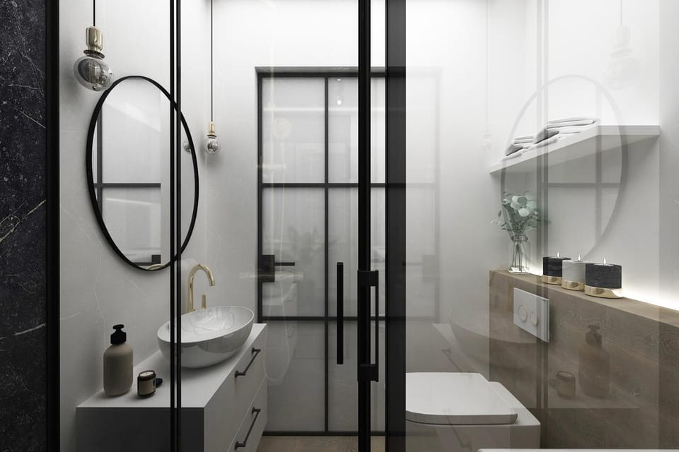 Shower, Bathroom, towels