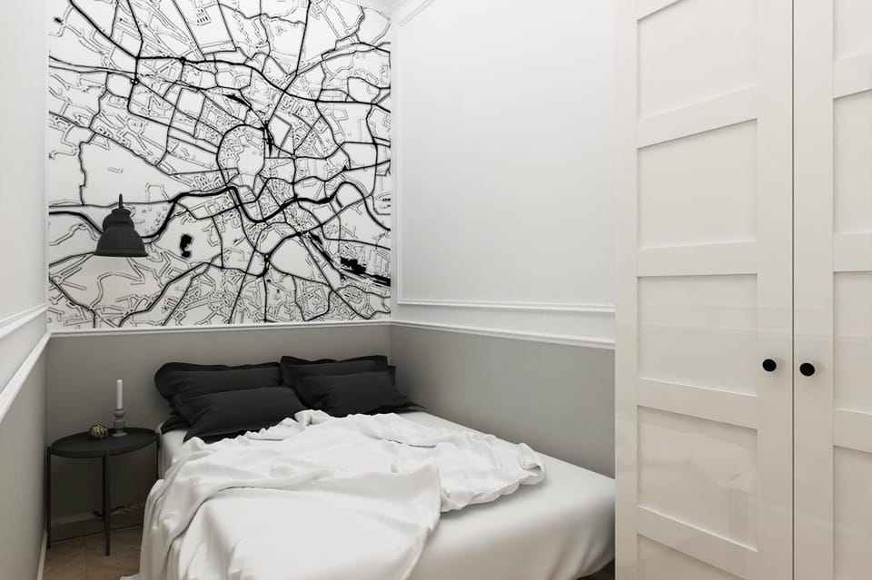 Bed, Bedroom, wardrobe