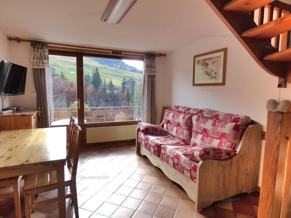 Duplex 2 chambres pour 6 - au pied des pistes - Le Grand-Bornand - FR-1-458-112 Apartment in Le Grand-Bornand