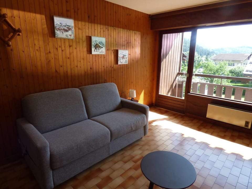Studio convivial avec cabine, balcon, proche des commodités - Le Grand-Bornand Cabin in Le Grand-Bornand