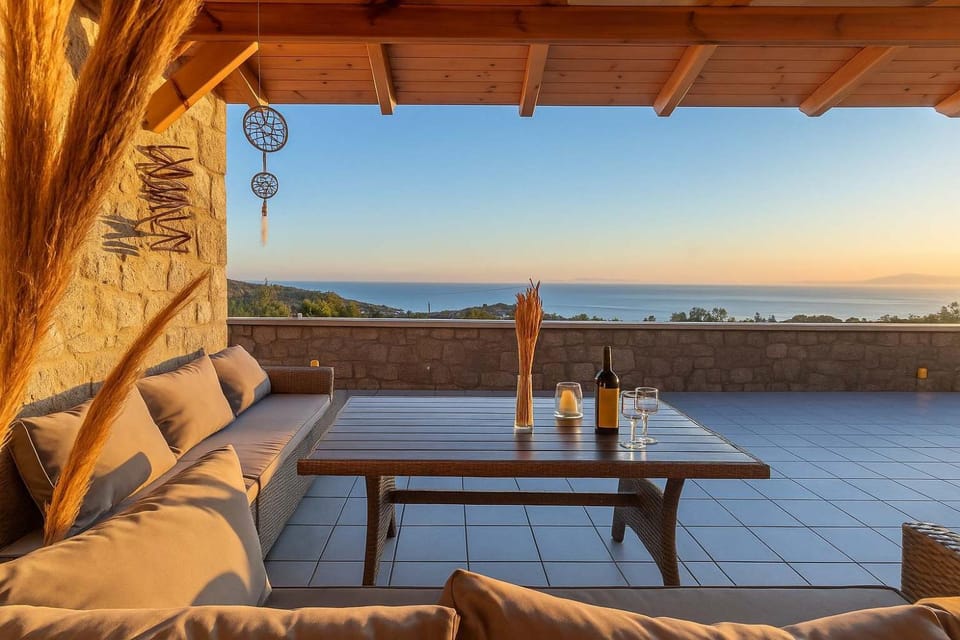 Balcony/Terrace, Seating area, Sea view