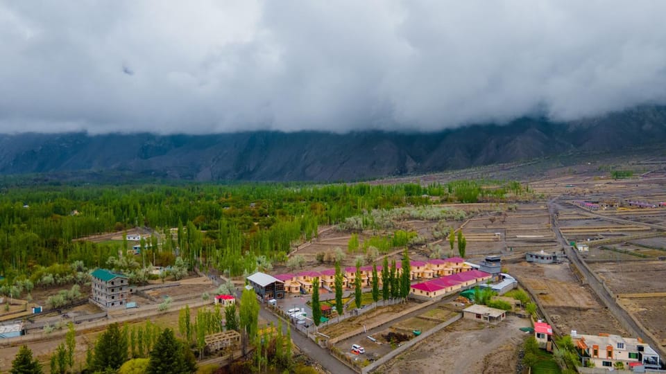 Nearby landmark, Spring, Day, Natural landscape, Bird's eye view, Mountain view