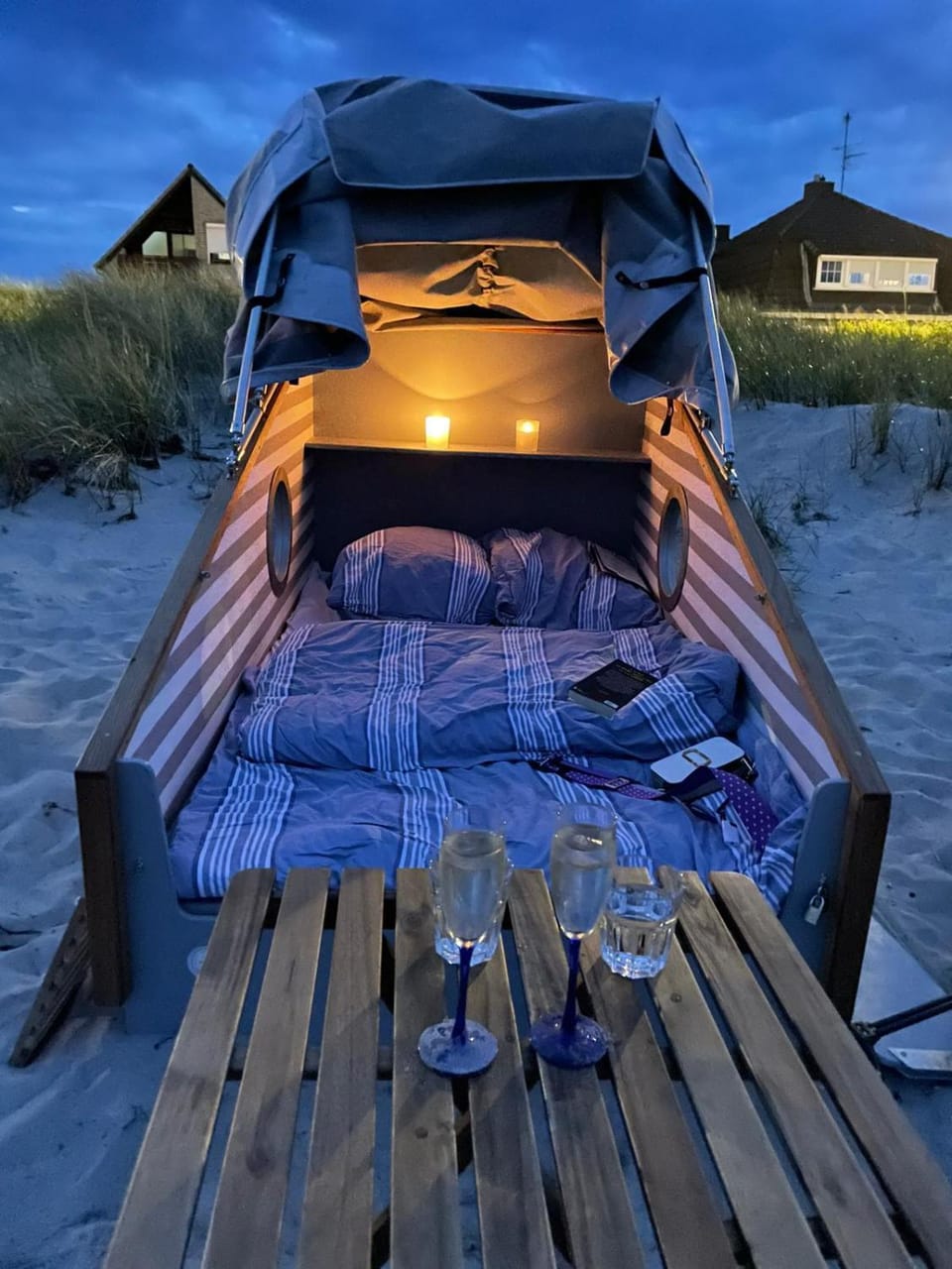 Schlafstrandkorb Nr. 3 Luxury tent in Sierksdorf