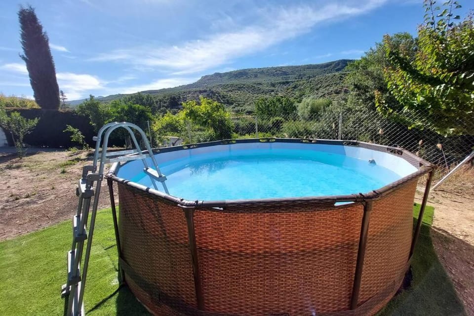 Natural landscape, Mountain view, Pool view, Swimming pool