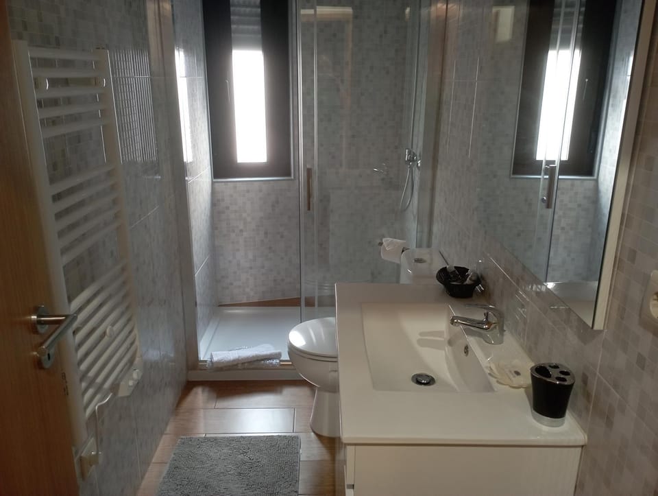 Shower, Toilet, Bathroom, towels