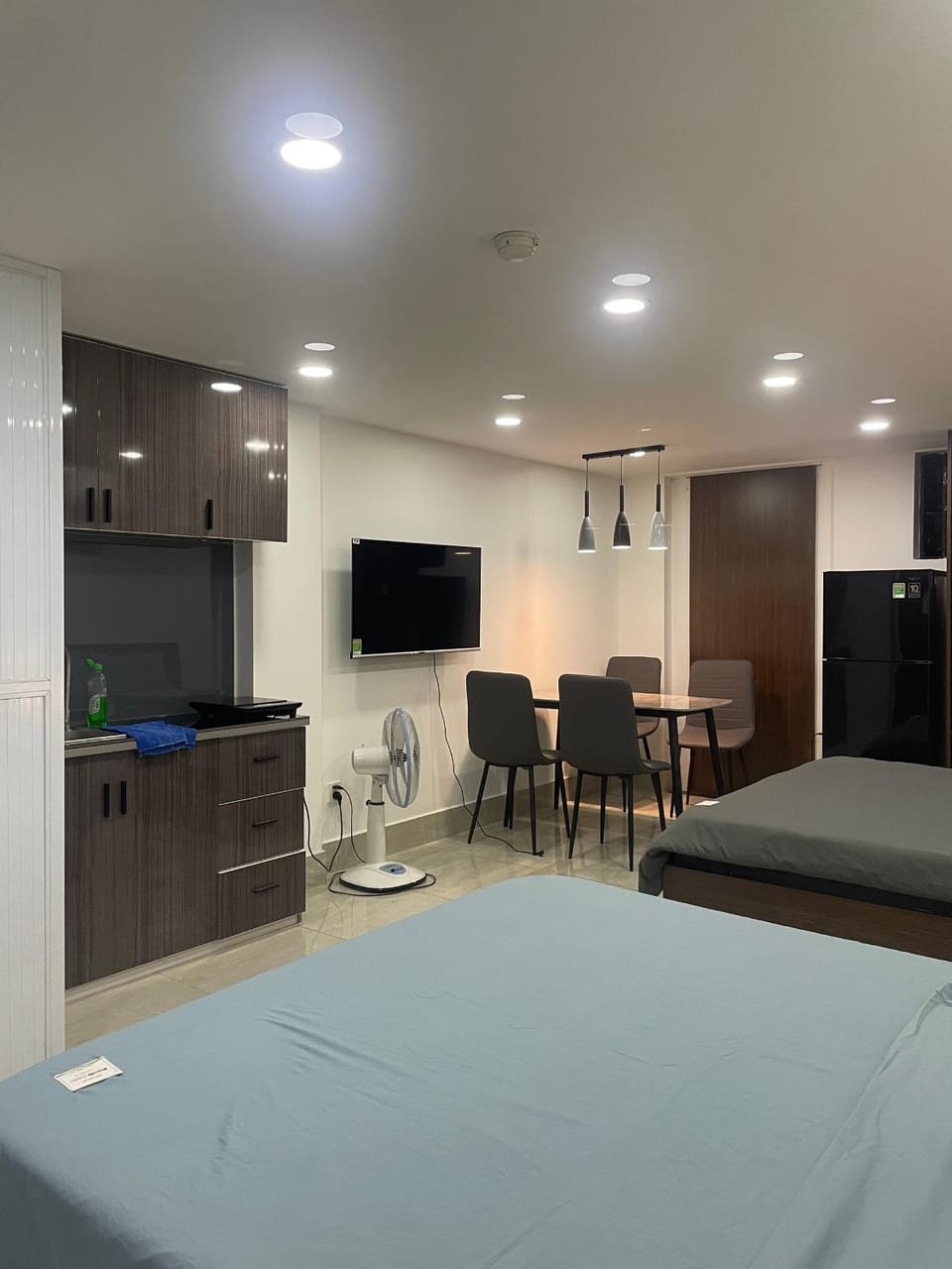 TV and multimedia, Kitchen or kitchenette, Photo of the whole room, Bedroom, hair dresser