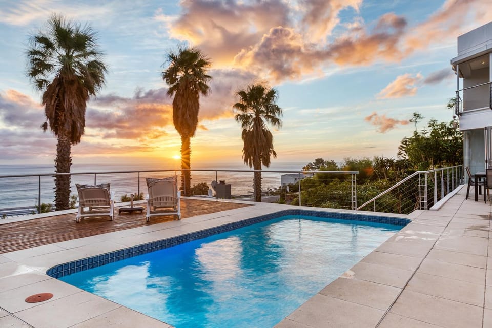 Balcony/Terrace, Sea view, Swimming pool, Sunset
