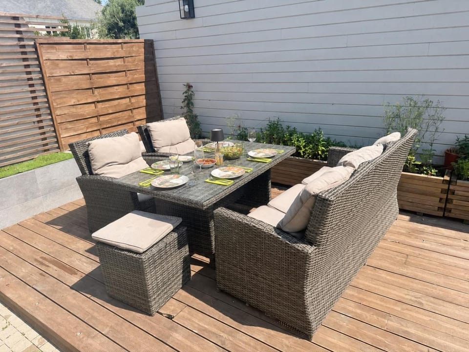 Maison toute équipée 3 chambres avec jardin calme et Spa House in St-Malo