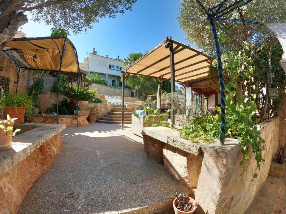 Property building, Patio, Garden, Garden view