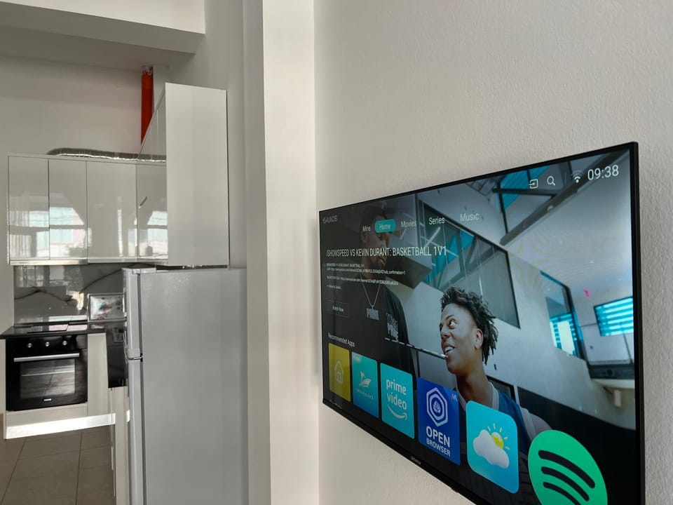 TV and multimedia, oven, stove