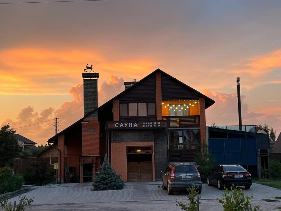 Sunset, Inner courtyard view