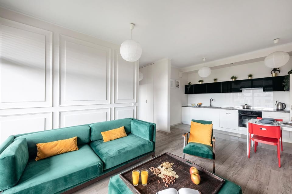 Living room, Seating area, Dining area