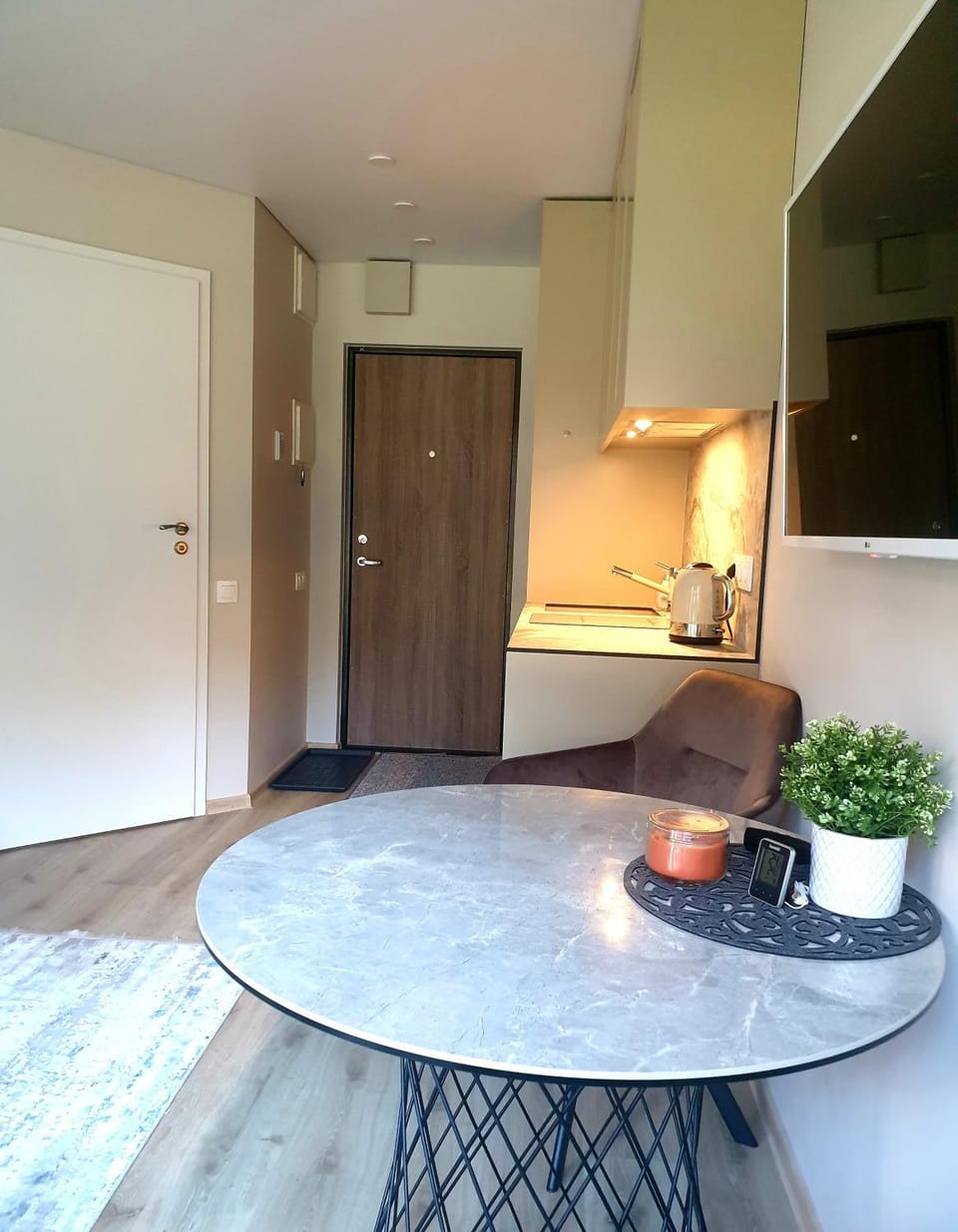 Orange Studio Apartment in Klaipėda County, Lithuania