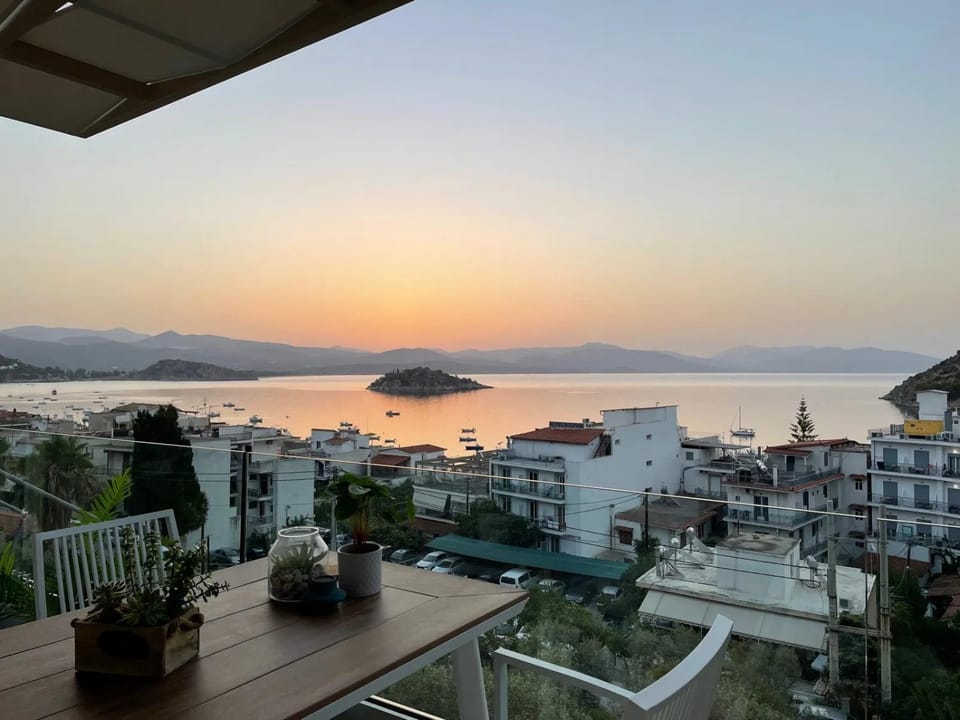 View (from property/room), Balcony/Terrace, Sea view, Sea view, Sunset