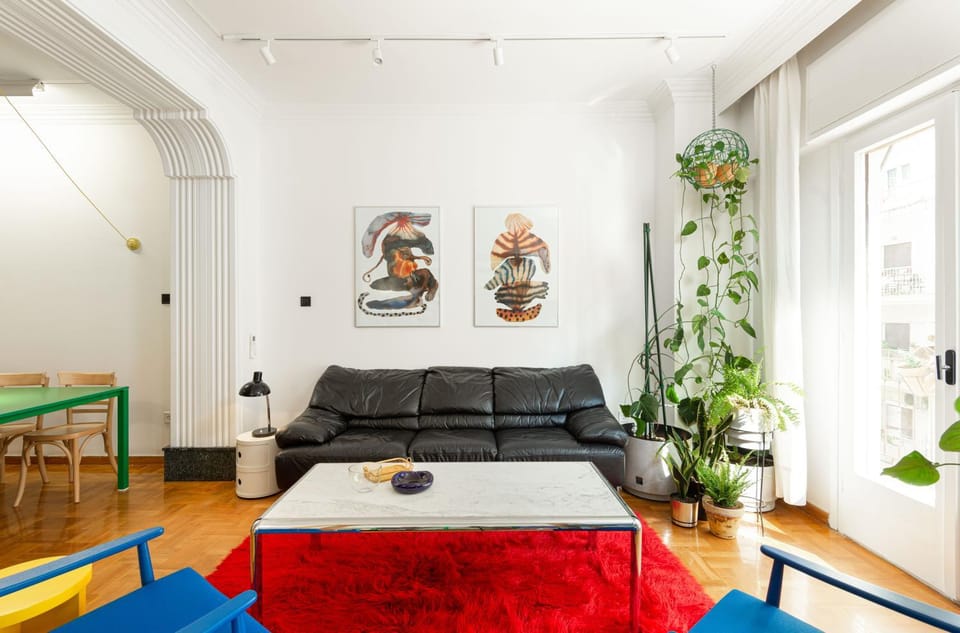 Living room, City view