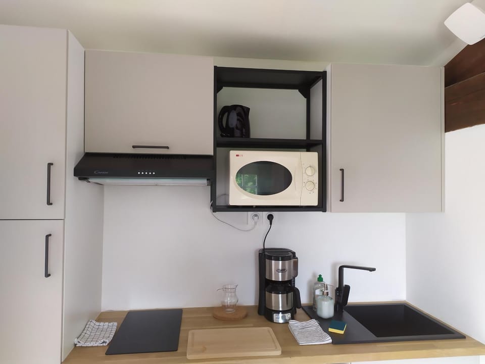 Coffee/tea facilities, Kitchen or kitchenette, minibar, stove