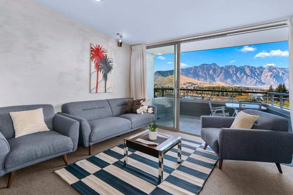 Natural landscape, Living room, Seating area, Mountain view