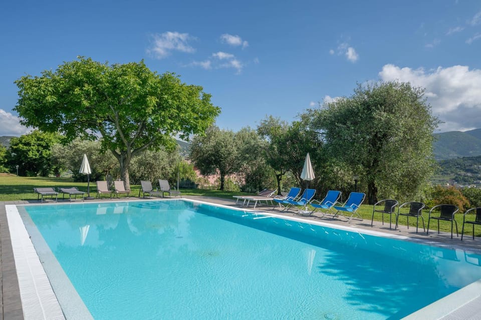 Spring, Day, Natural landscape, Mountain view, Pool view, Swimming pool, sunbed