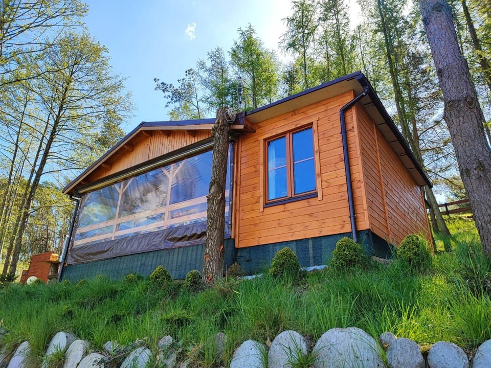 Siedlisko nr 2 nad jeziorem Skarlińskim, jezioro, mazury, domki letniskowe House in Poland
