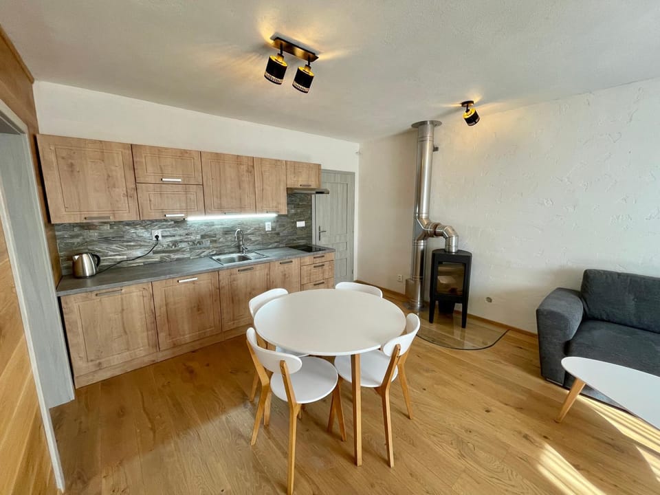 Kitchen or kitchenette, Dining area